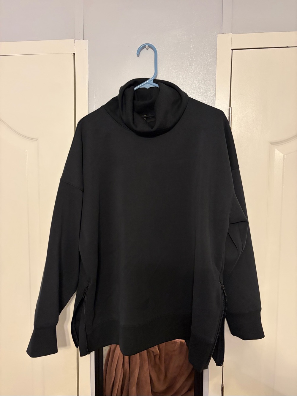 Target All in Motion Women's Black Funnel Neck Sweatshirt